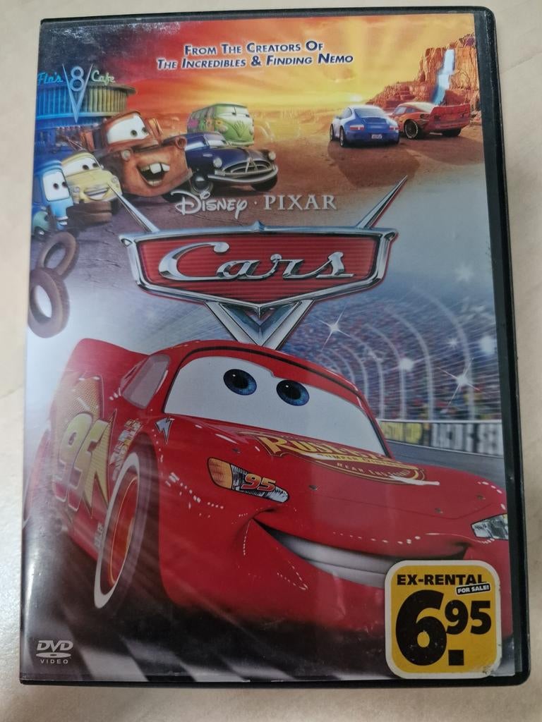Disney Pixar Cars DVD - Ex-rental, Avontuur, Gebruikt, Alle leeftijden, Ophalen of Verzenden