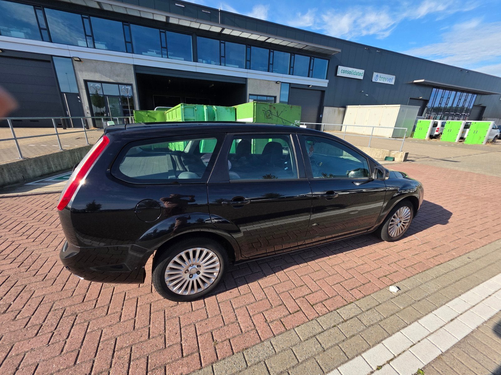 Ford Focus 1.8 92KW Wagon 2009 Zwart, Zwart, 4 cilinders, Zwart, Particulier