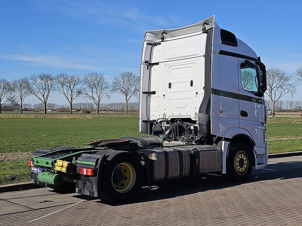 MERCEDES-BENZ ACTROS 1848 LS retarder 2x tank, Automaat, Euro 6, Wit, Bedrijf