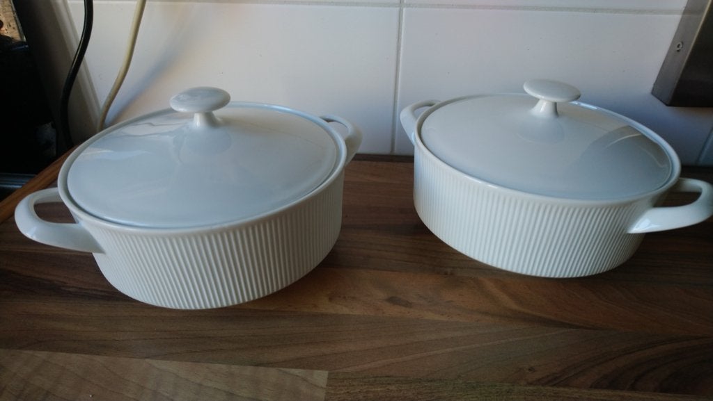 arzberg cannelee dekschalen, Ophalen of Verzenden, Overige stijlen, Porselein, Schaal of Schalen