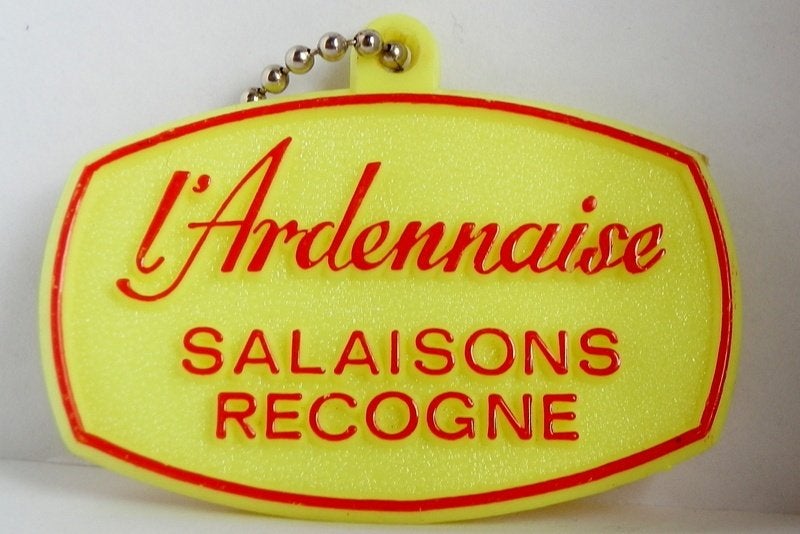 Sl241 sleutelhanger l'ardennaise salaisons recogne, Ophalen of Verzenden, Gebruikt