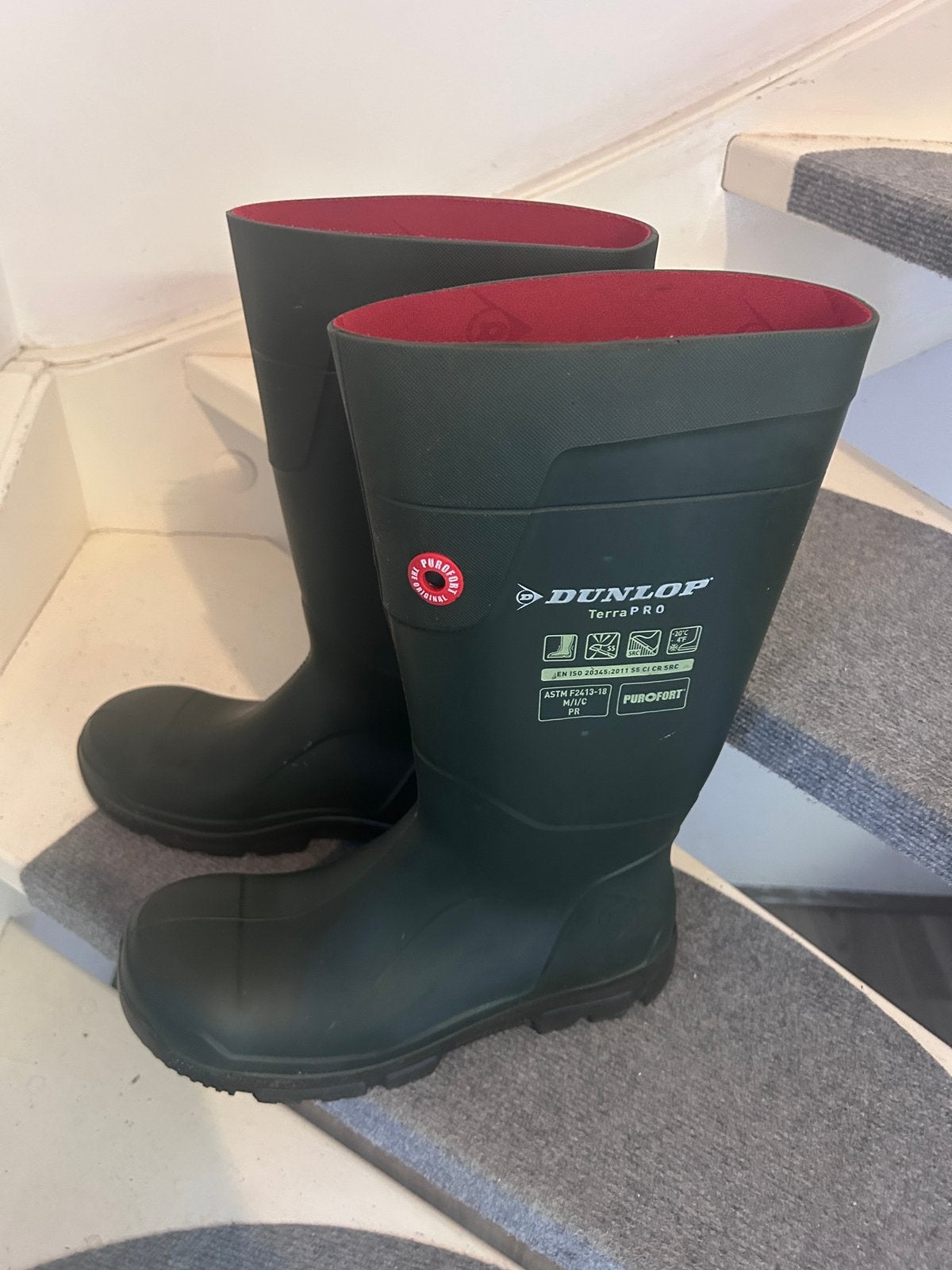 Dunlop Purofort TerraPRO S5 Veiligheidslaarzen - Maat 44, Tuin en Terras, Werkkleding, Ophalen, Zo goed als nieuw, Laarzen