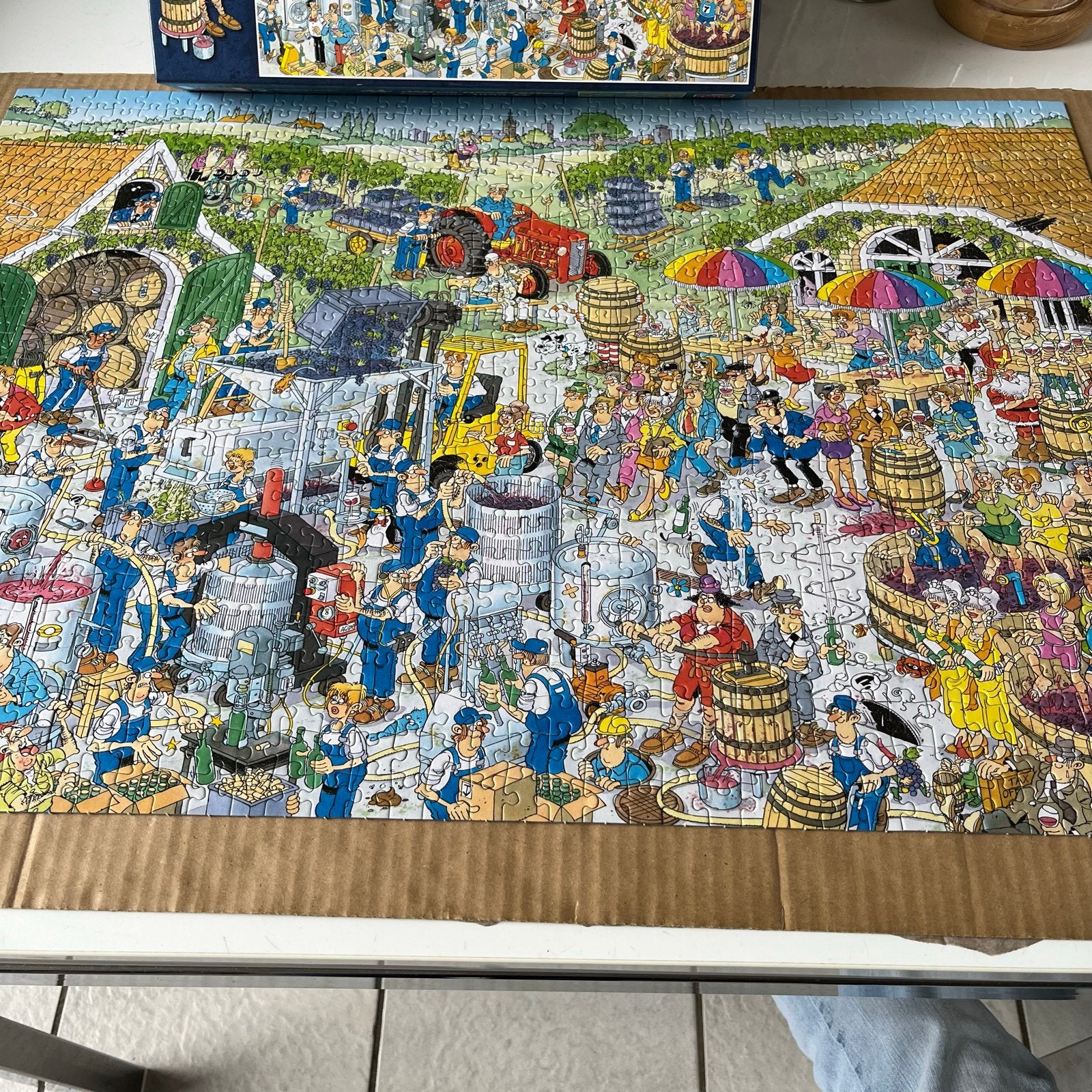 Jan van Haasteren De Wijngaard 1000 stukjes -ruilen, Ophalen, 500 t/m 1500 stukjes, Zo goed als nieuw, Legpuzzel