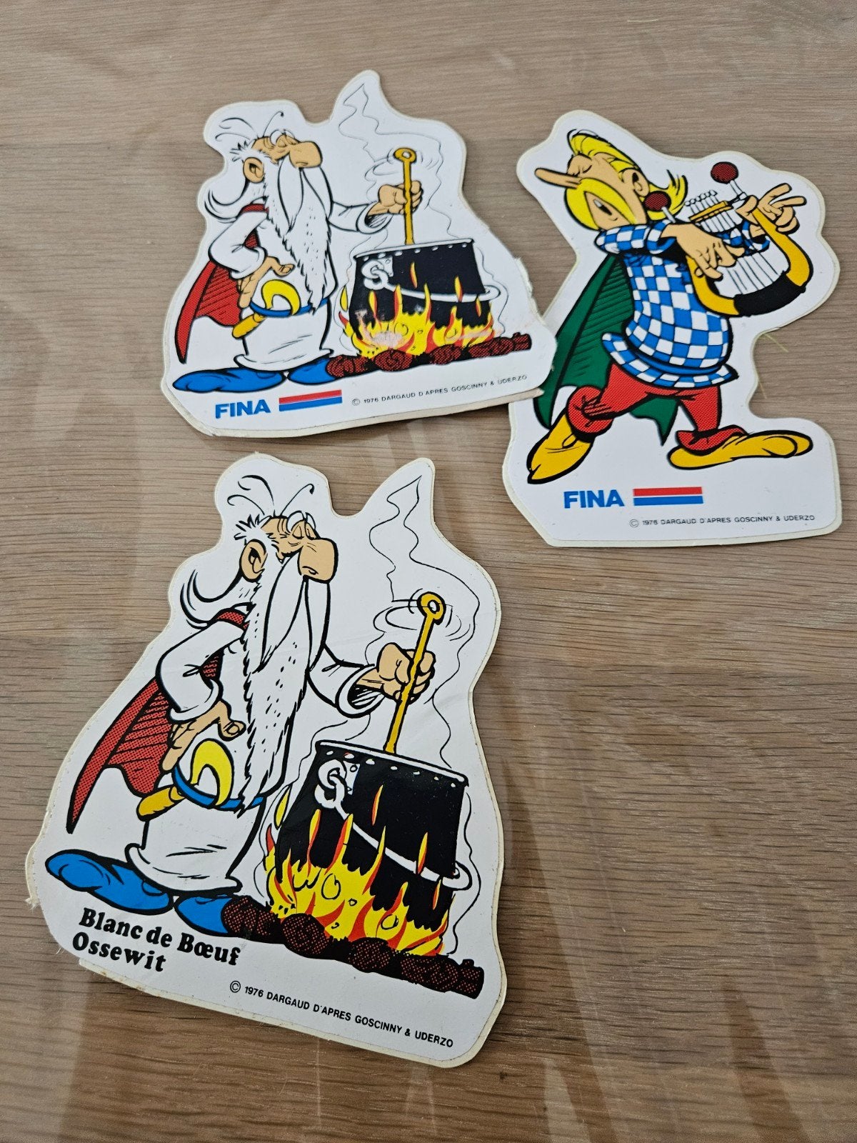 Fina Ossewit stickers, Ophalen of Verzenden