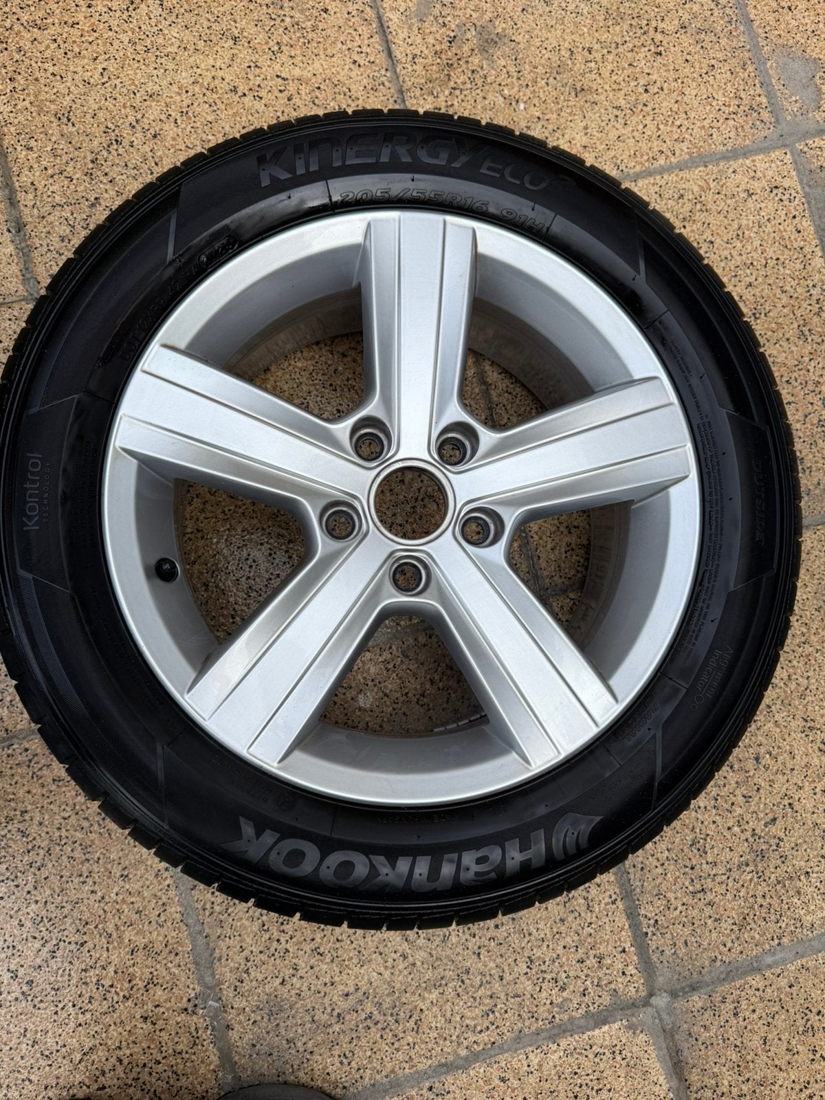 Set Volkswagen Golf 7, Auto-onderdelen, Banden en Velgen, Ophalen, Gebruikt, 16 inch, Banden en Velgen