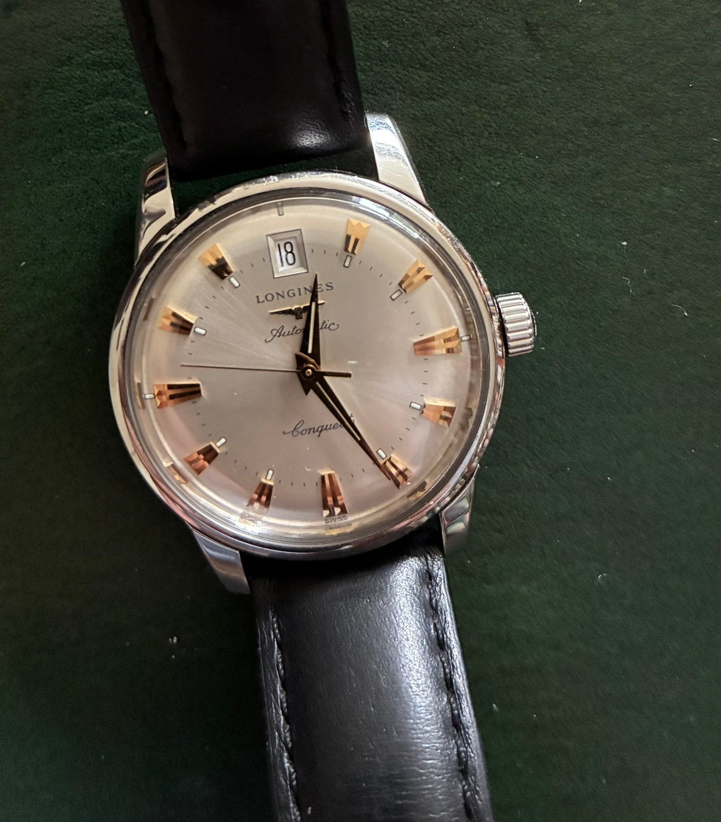 Longines Conquest Heritage in zeer goede staat, Sieraden, Tassen en Uiterlijk, Horloges | Antiek, Ophalen of Verzenden, Staal