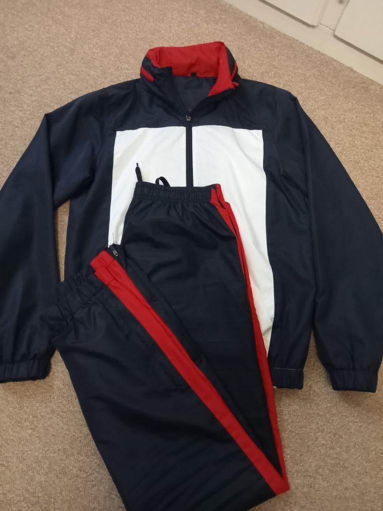 Blauw trainingspak xs, Kleding | Heren, Sportkleding, Blauw, Ophalen of Verzenden, Zo goed als nieuw, Algemeen