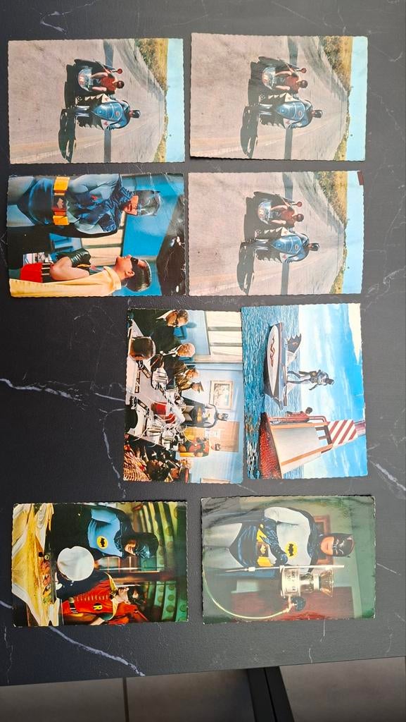Oude Batman kaarten uit 1967 met postzegel, Ophalen of Verzenden, 1960 tot 1980