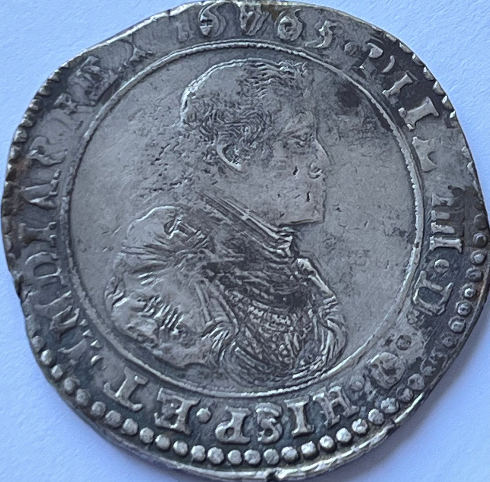 Hertogdom Brabant zeldzame dukaton 1665, Postzegels en Munten, Munten | Nederland, Vóór koninkrijk, Zilver, Losse munt, Overige waardes