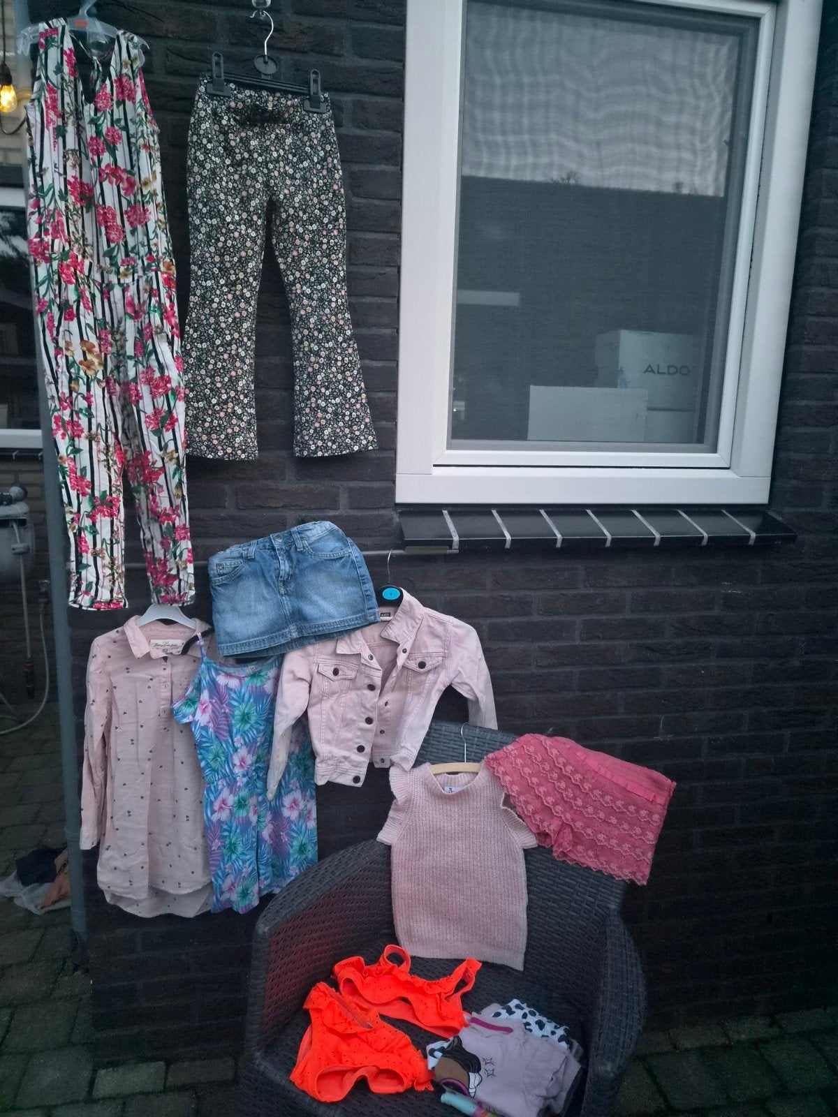 Kledingpakket meisjes 110/116, Ophalen of Verzenden, Zo goed als nieuw, Maat 110