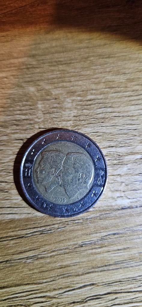Speciale 2 Euro Munt Henri Albert Belgie 2005, Ophalen of Verzenden, Luxemburg, 2 euro, Losse munt