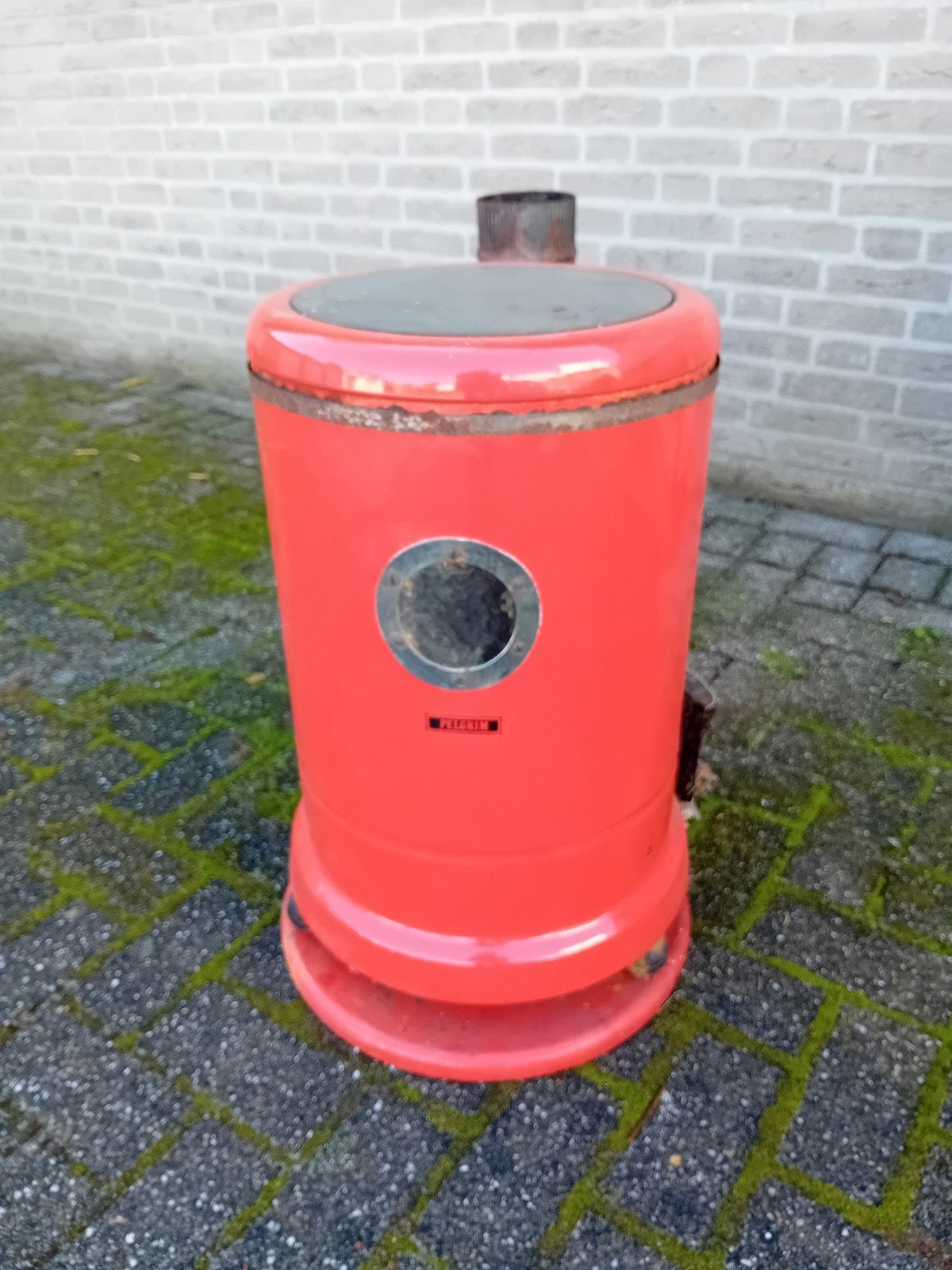 Pelgrim oliekacheltje vintage - Ideaal voor tuinhuis of chal, Ophalen, Overige brandstoffen, Oliekachel