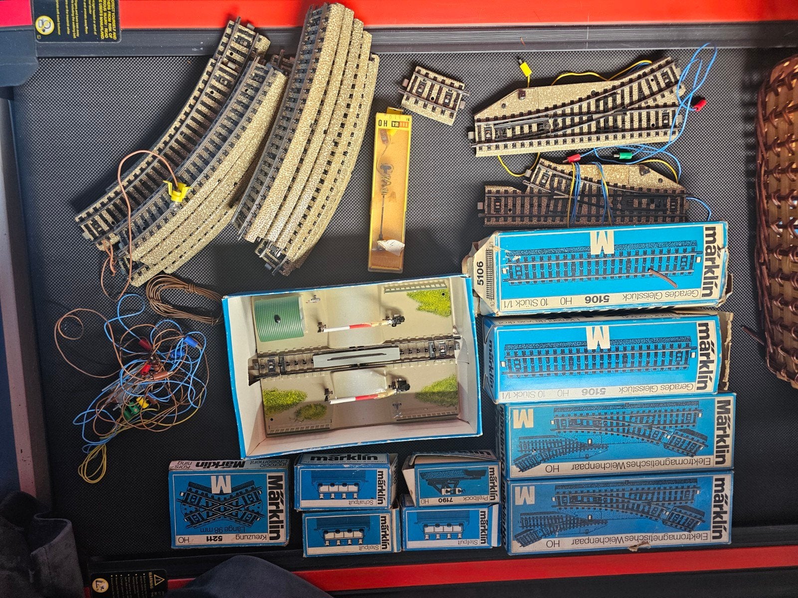 Märklin HO Treinset met diverse wagons en rails, Hobby en Vrije tijd, Modeltreinen | H0, Ophalen of Verzenden