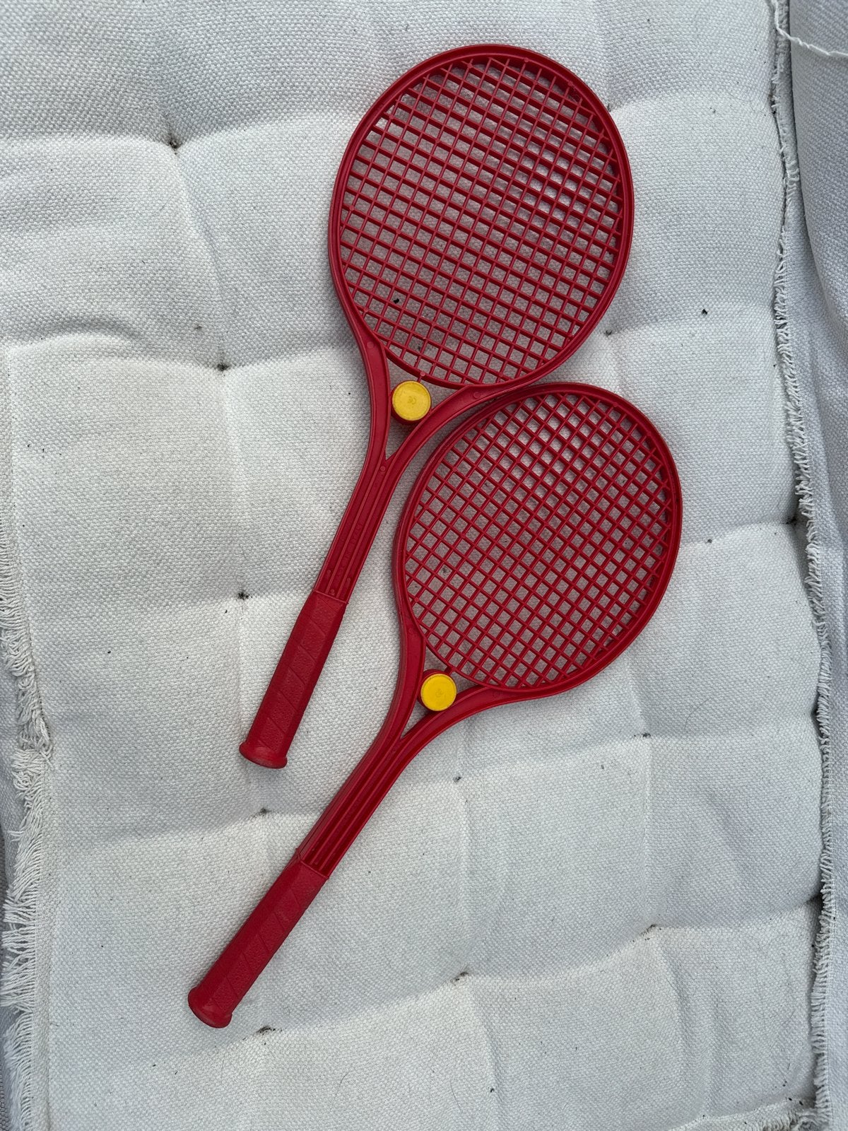2x Rood Tennisracket, Gebruikt, L00, Racket, Ophalen