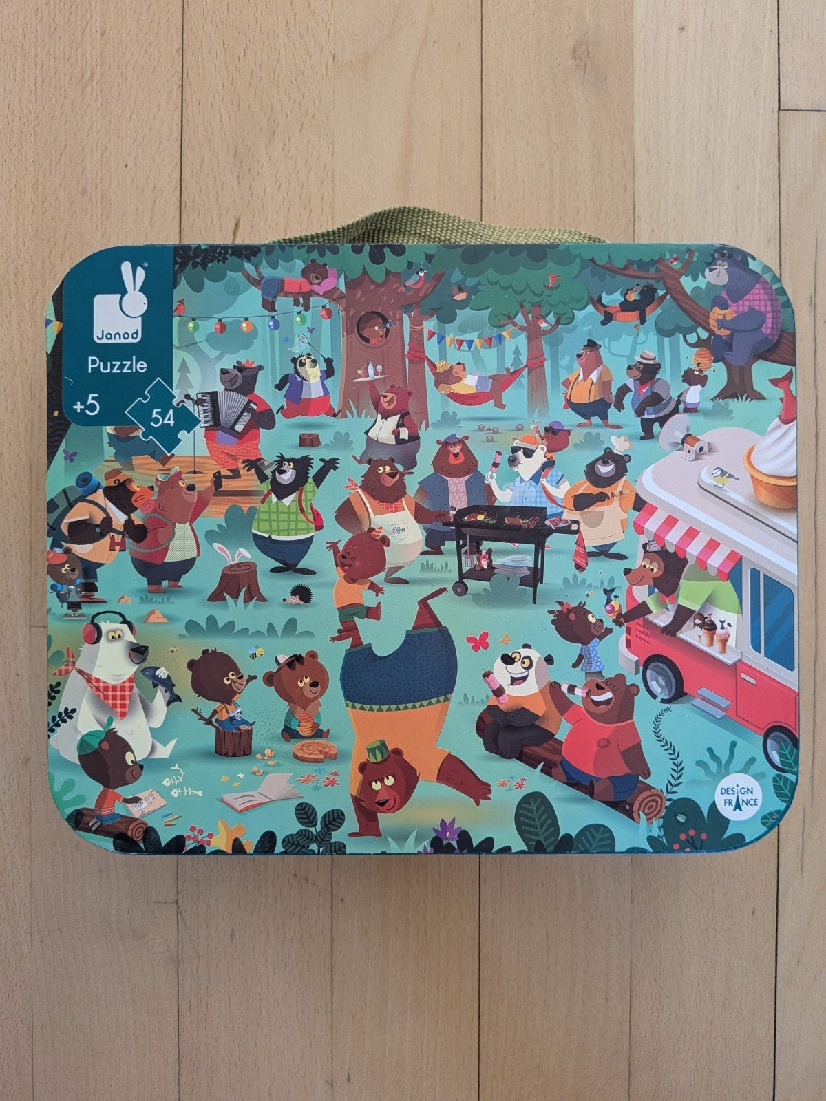 leuke Janod kinder puzzle 54 stukjes, 5+, Ophalen, Zo goed als nieuw, DS Original of Phat, Hoesje, Tasje of Behuizing