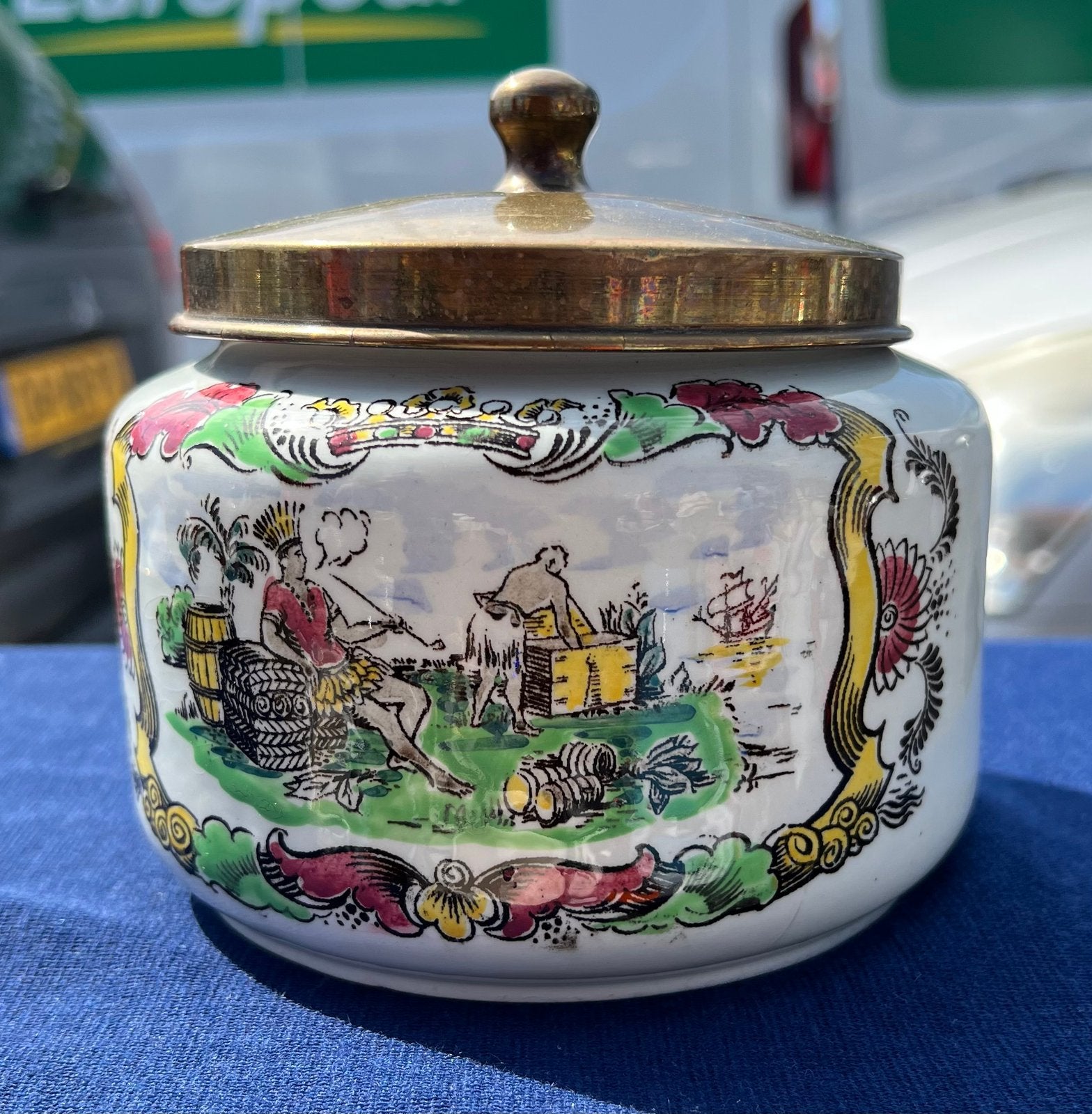 Zeldzame tabakspot van Royal Goedewaagen 1930., Ophalen of Verzenden