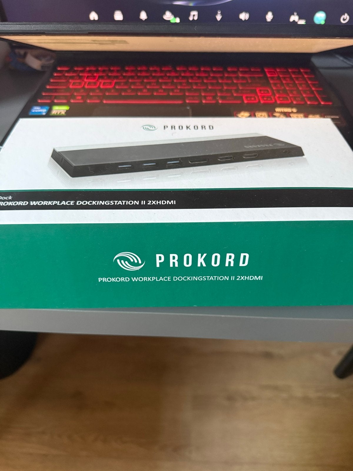 Prokord Docking Station II 2xHDMI - Zo goed als nieuw, Computers en Software, Dockingstations, Ophalen of Verzenden, Zo goed als nieuw