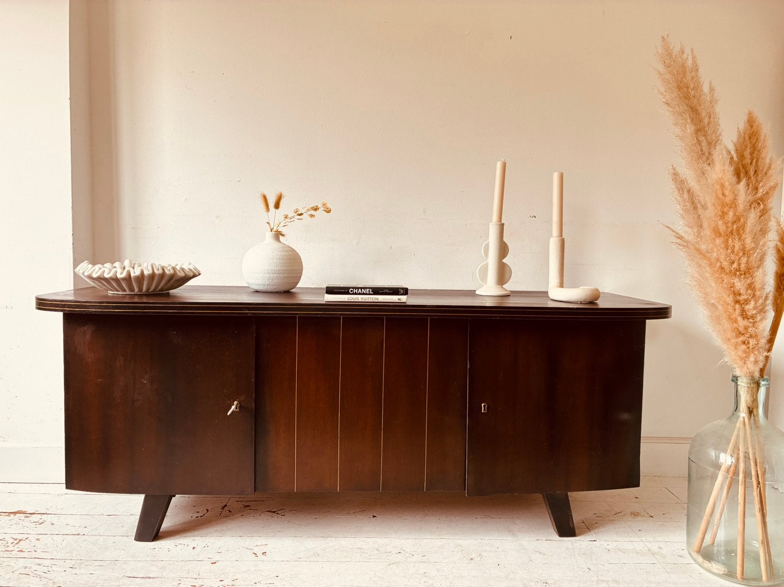 Vintage retro dressoir tv meubel mid century, Ophalen, Gebruikt, 150 tot 200 cm, Vintage