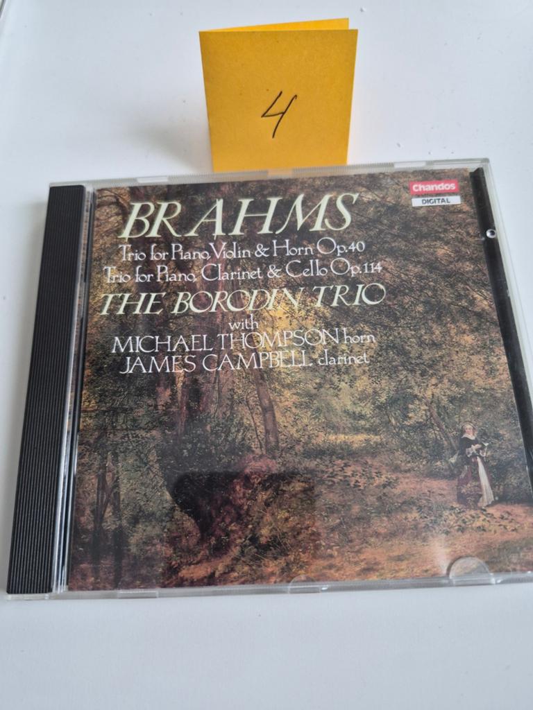 Brahms: Trio's voor Piano, Viool, Hoorn & Klarinet (CD), Ophalen of Verzenden, Romantiek, Zo goed als nieuw, Kamermuziek