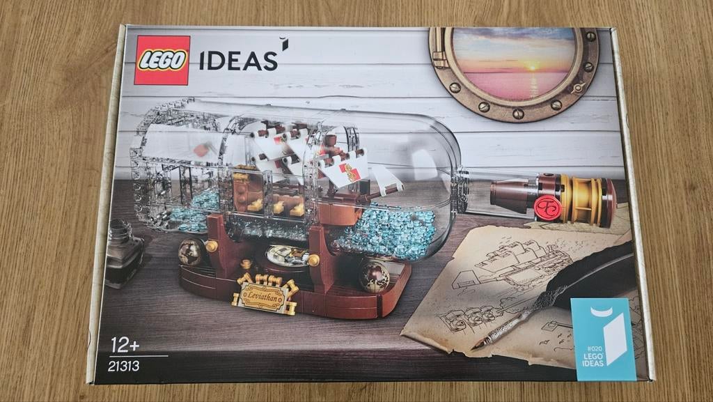 Lego Ideas Schip in een fles 21313, Lego, Nieuw, Ophalen of Verzenden, Ideas