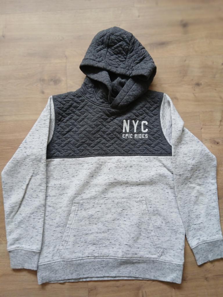 Grijze hoodie 158/164, Ophalen of Verzenden, Jongen, Trui of Vest