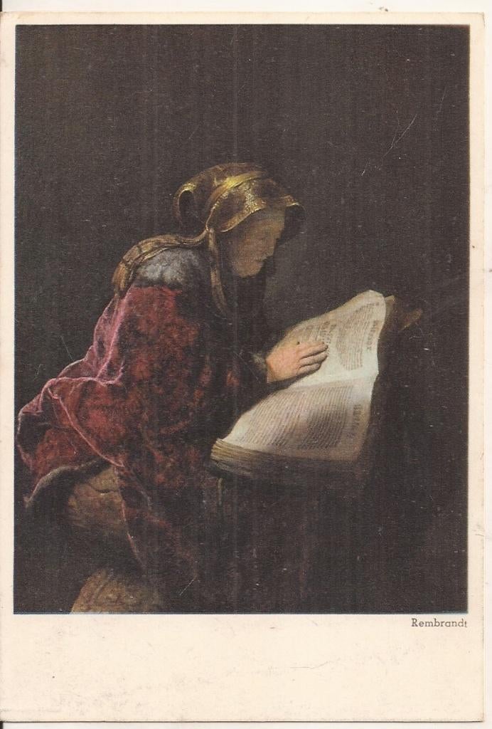 Rembrandt Rembrandts Moeder 40er jaren, Verzamelen, Ophalen of Verzenden, 1940 tot 1960, Ongelopen, Overige thema's