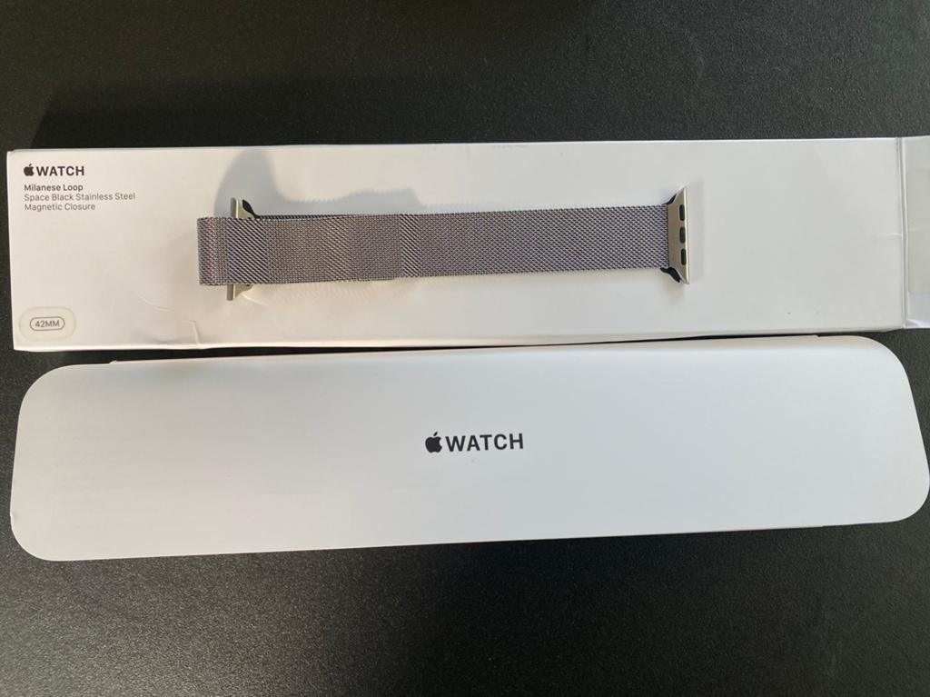 Origineel deze Apple Watch milanese loop, Ophalen of Verzenden, Zo goed als nieuw, Leer, Overige merken