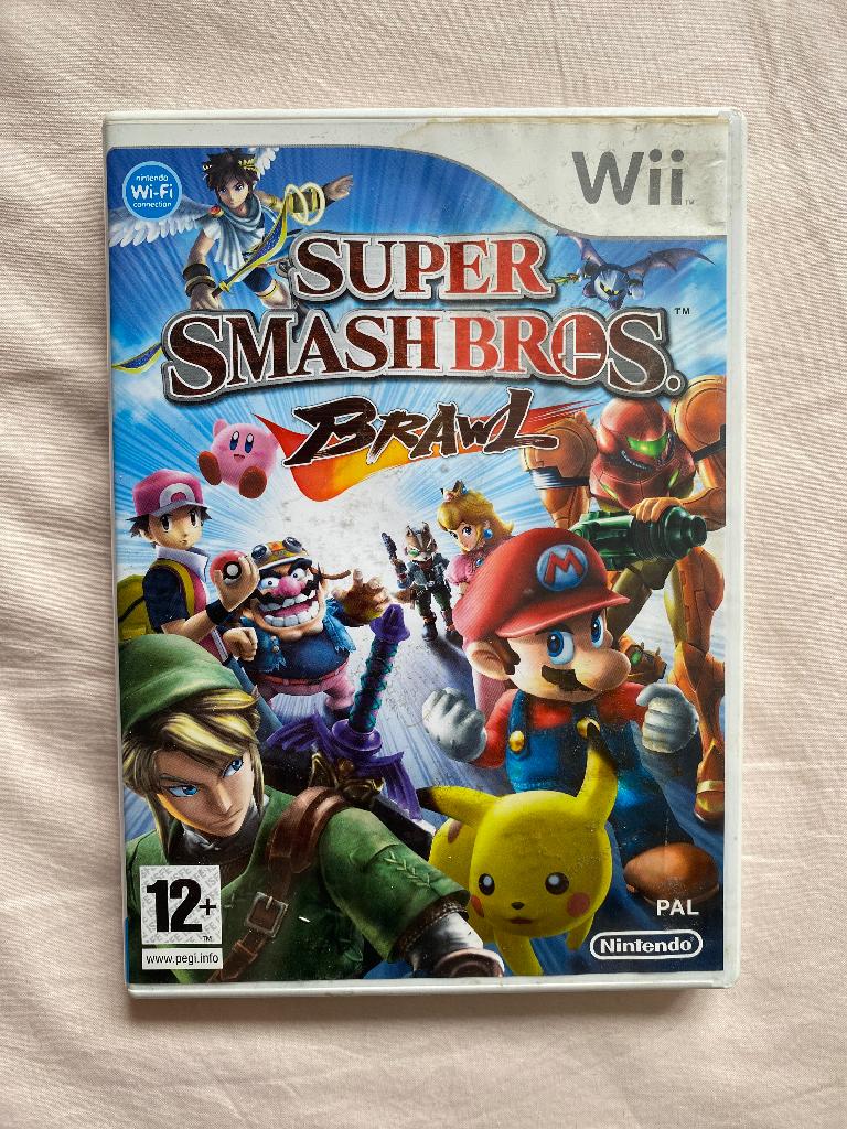 Super smashbros Brawl, Gebruikt, Vechten, Ophalen of Verzenden, 3 spelers of meer
