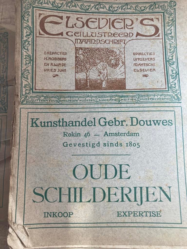 Elsevier's Geïllustreerd Maandschrift 1927-1928, Ophalen of Verzenden, Gelezen, Overige typen