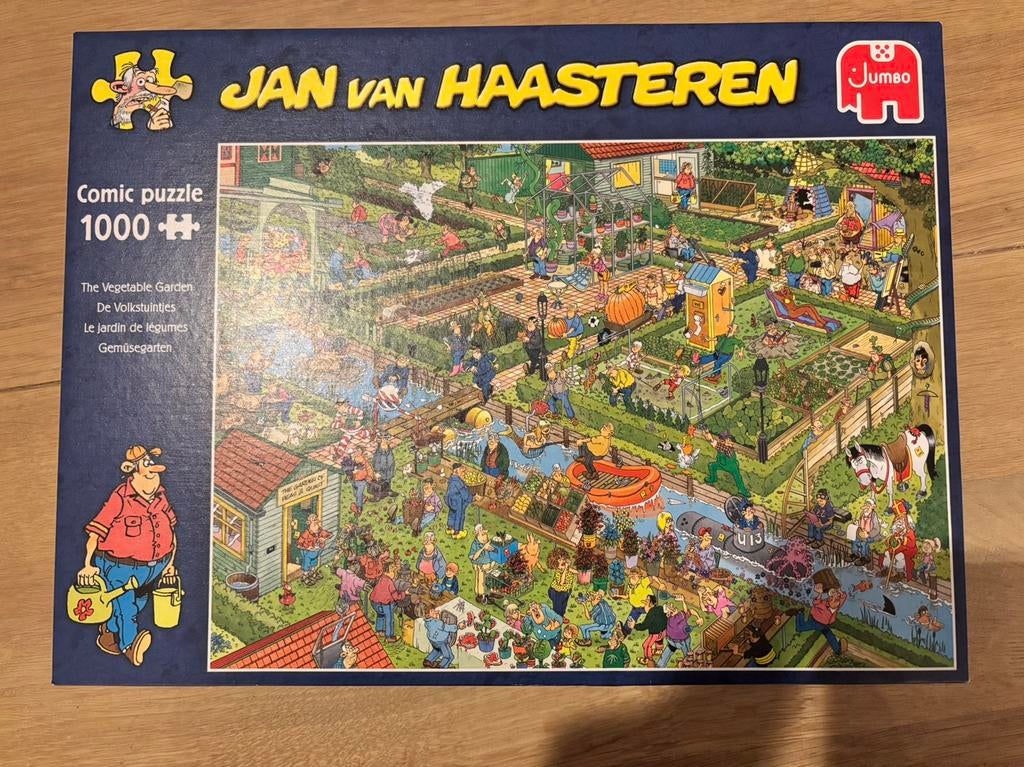 Jan van haasteren puzzel 1000 stukjes, Hobby en Vrije tijd, Ophalen of Verzenden, 500 t/m 1500 stukjes, Zo goed als nieuw