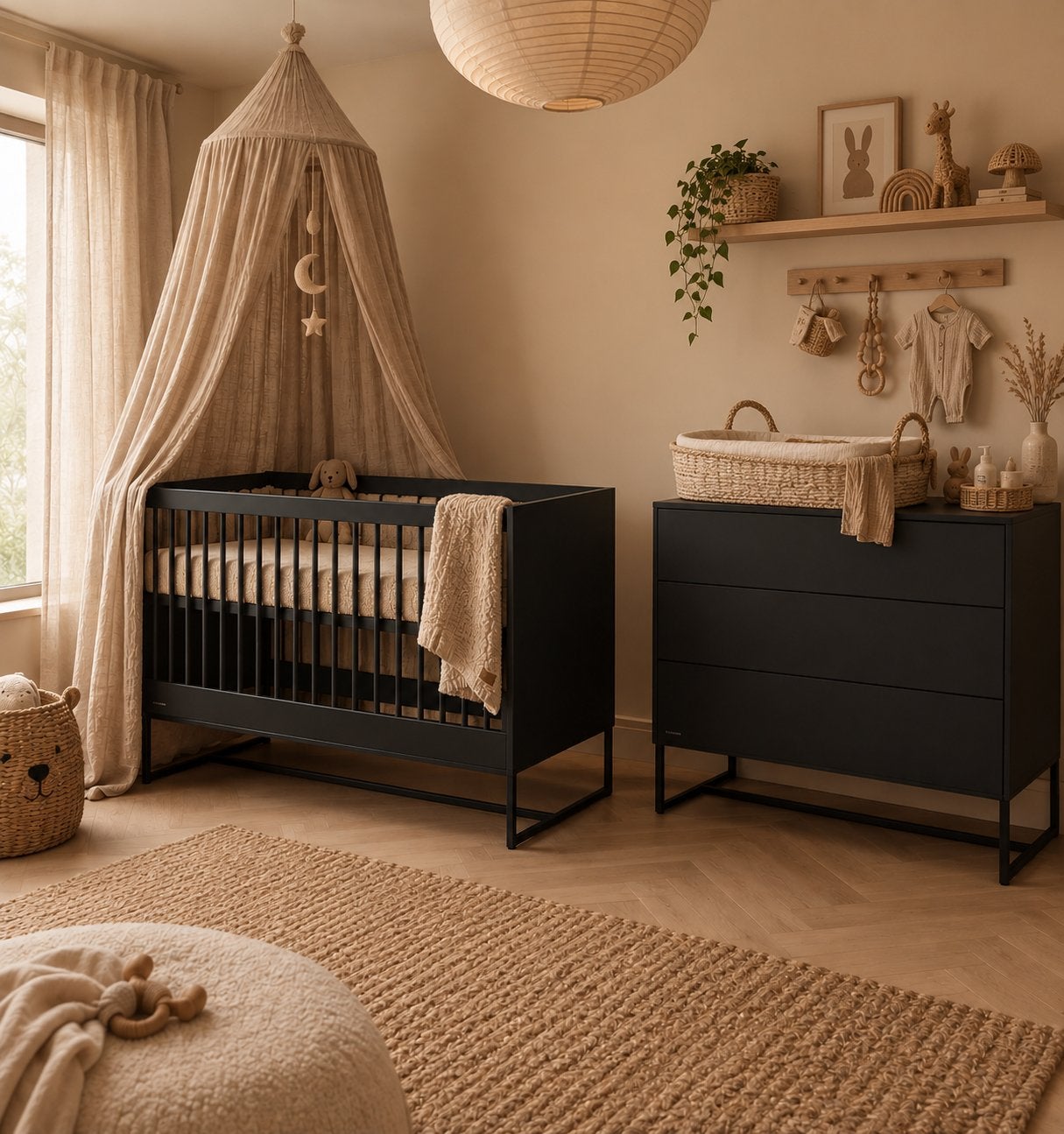 Kidsmill Modular - ledikant + commode, Kinderen en Baby's, Ophalen, Zo goed als nieuw, Jongetje of Meisje