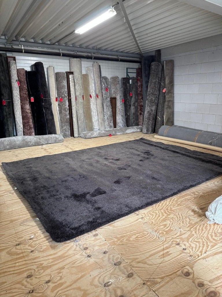 Vloerkleed Landro24 l Whoon | Meubilex l van €2148 voor €999, Ophalen, Gebruikt, 200 cm of meer, Grijs