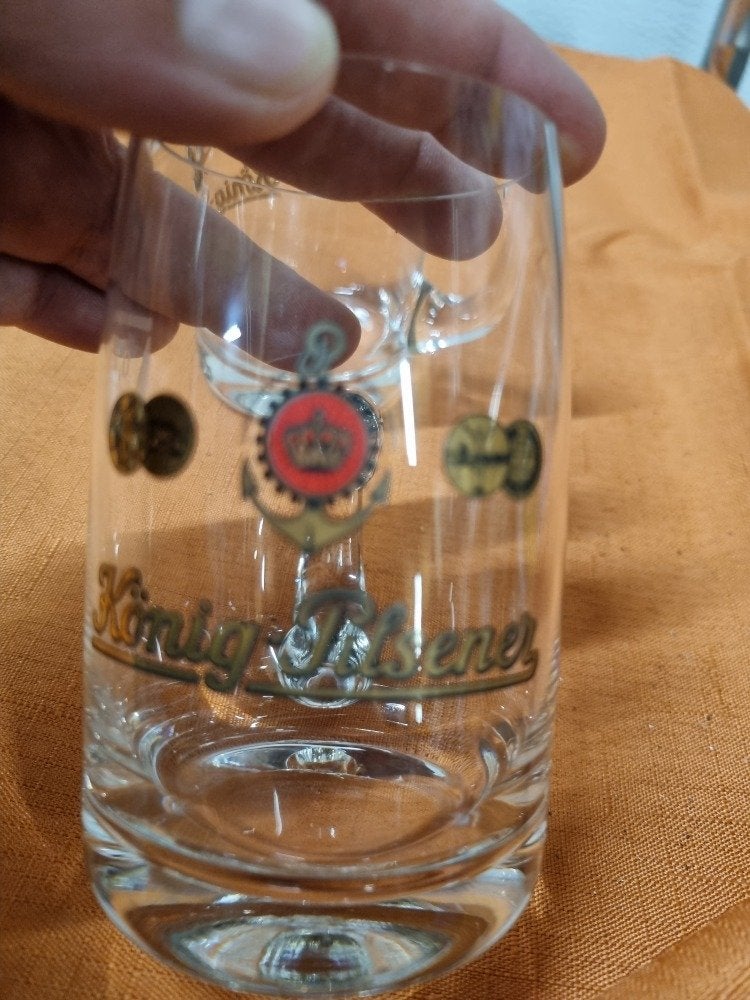 bierpullen konig pilsener 2x, Verzamelen, Glas en Borrelglaasjes, Ophalen of Verzenden, 'T Olde Gre-j, Info@toldegrej.nl, Endepoelstraat 20f Didam