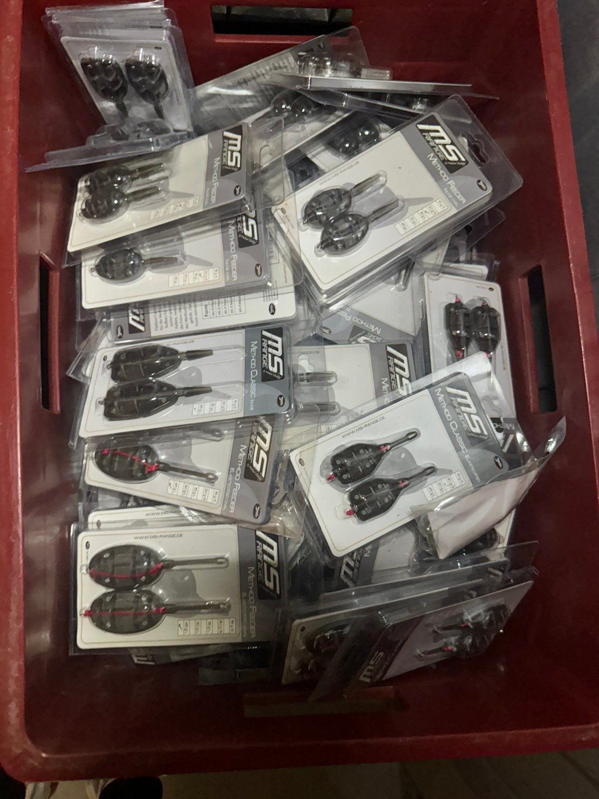 Partij hengelsport method feeders 100x pakjes, Ophalen of Verzenden, Zo goed als nieuw, Overige typen