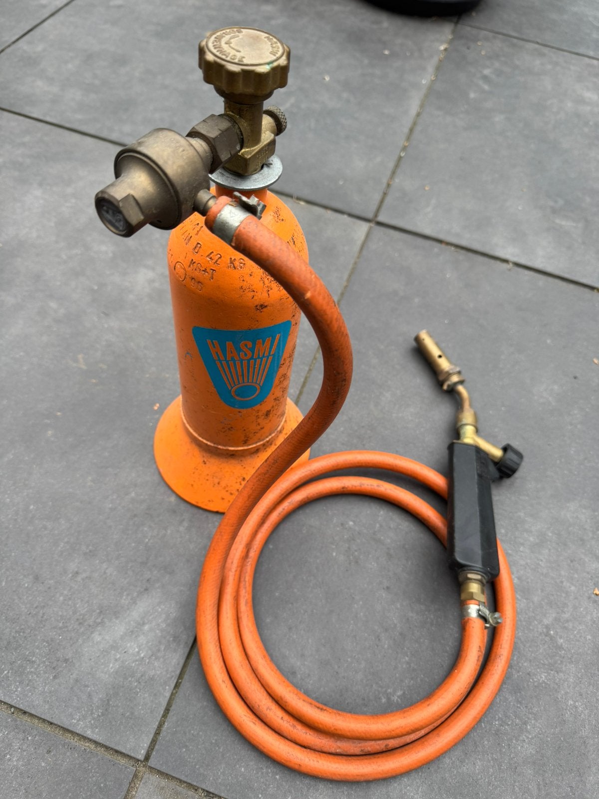 Gasbrander, Ophalen, Zo goed als nieuw, Minder dan 150 ampère