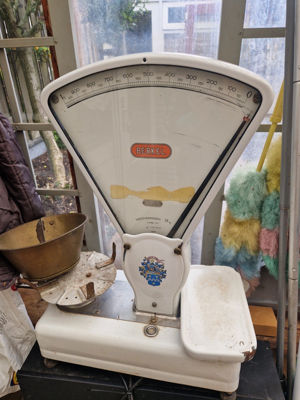 Antieke Berkel Weegschaal - Type EF, 15 kg, uit 1959, Ophalen