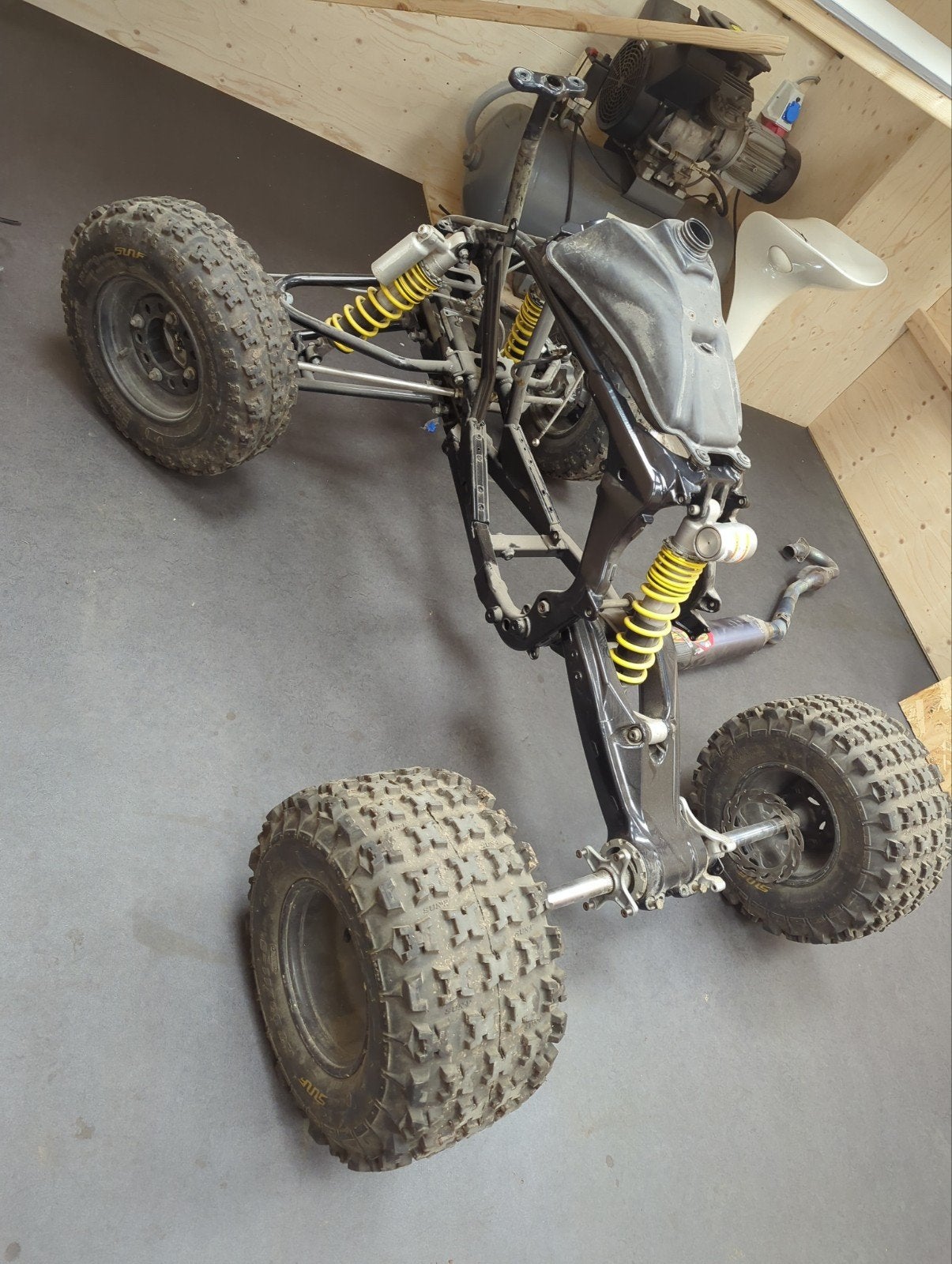 kawasaki kfx 450 in onderdelen met kenteken