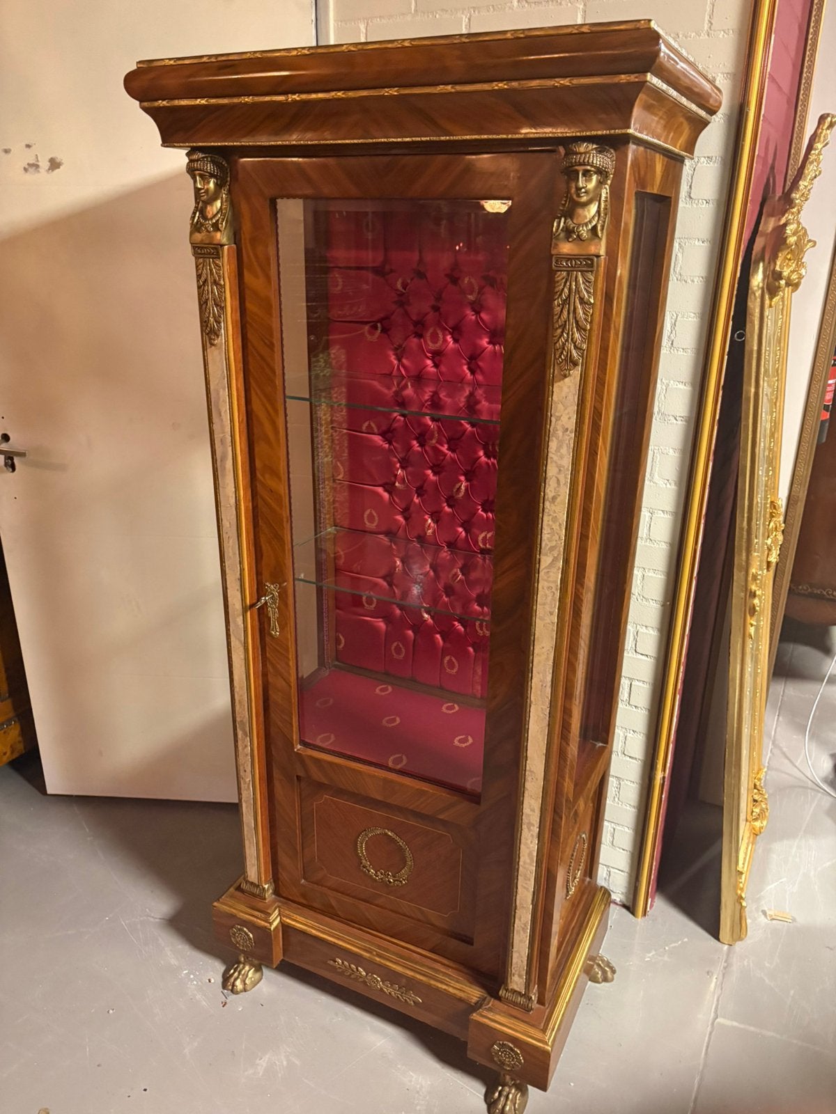 Empire vitrine kast, Ophalen of Verzenden