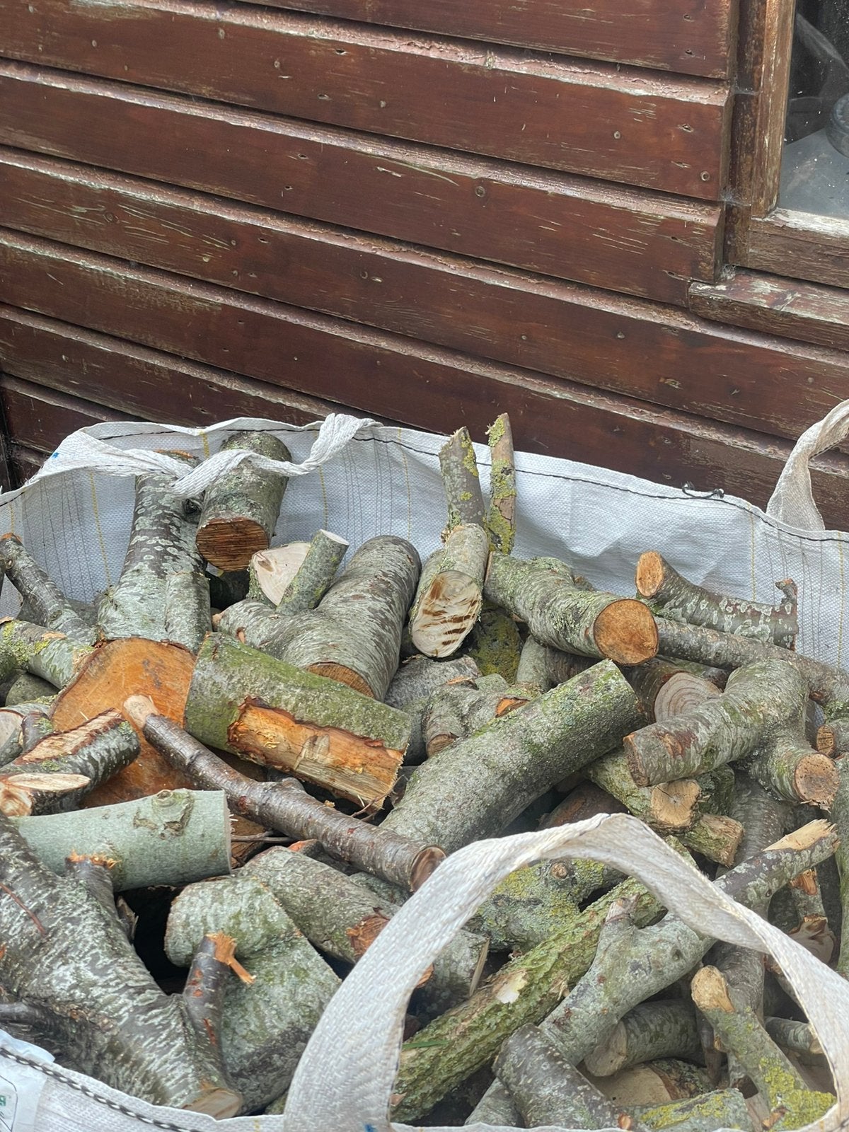 Bigbag met haardhout, onhandige maten, Tuin en Terras, Haardhout, Minder dan 3 m³, Ophalen