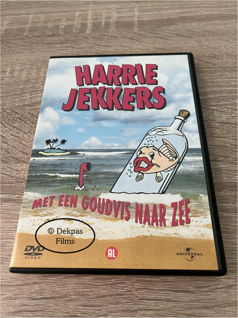 Dvd Harrie Jekkers - Met een Goudvis naar Zee, Stand-up of Theatershow, Gebruikt, Alle leeftijden, Ophalen of Verzenden