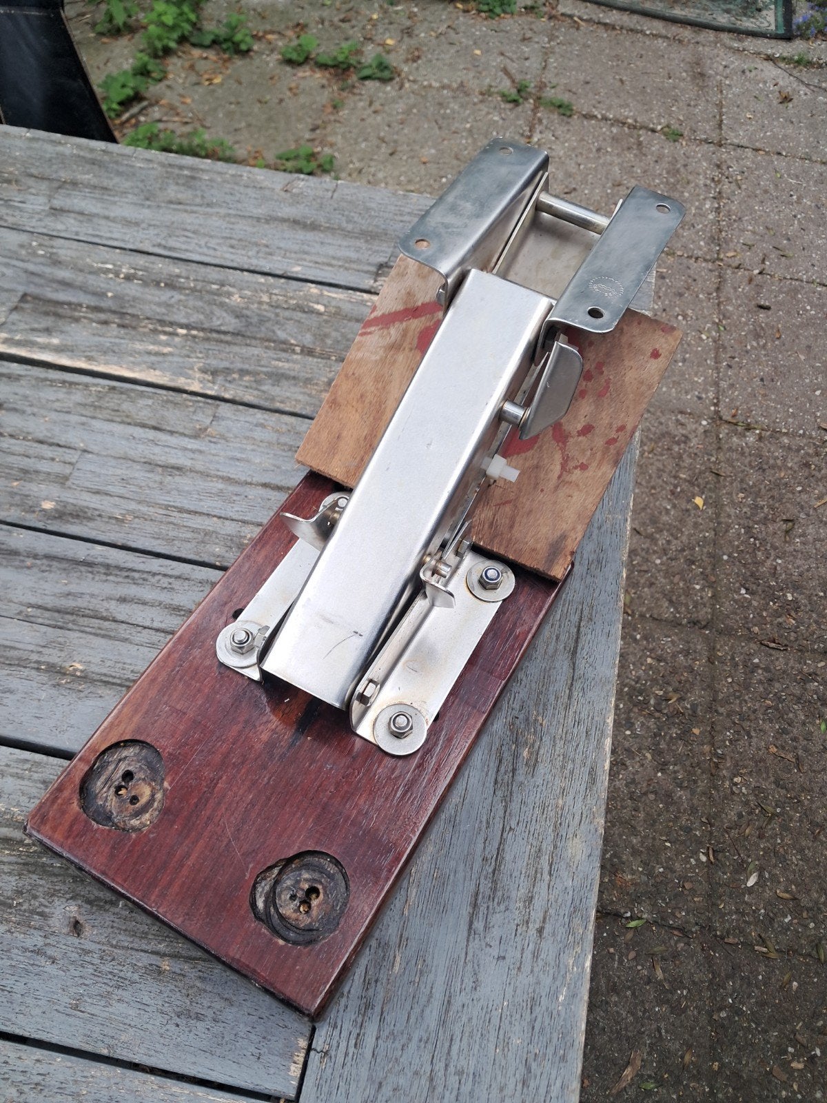 Buitenboordmotor houder, Ophalen of Verzenden