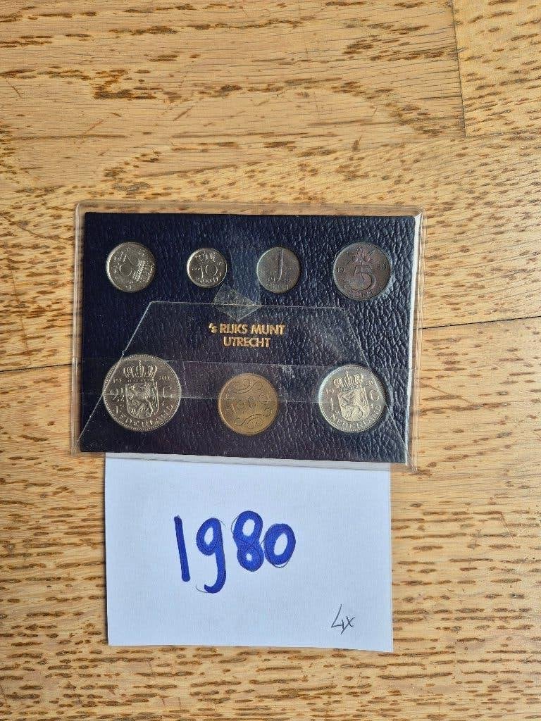 FDC Muntset Nederland 1980, Postzegels en Munten, Munten | Nederland, Verzenden, Koningin Juliana, Setje