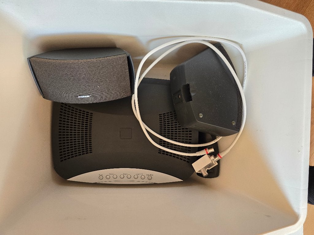 Complete Bose 3-2-1 series DVD Home entertainment systeem, Gebruikt, 70 watt of meer, 3.1-systeem, Dvd-speler