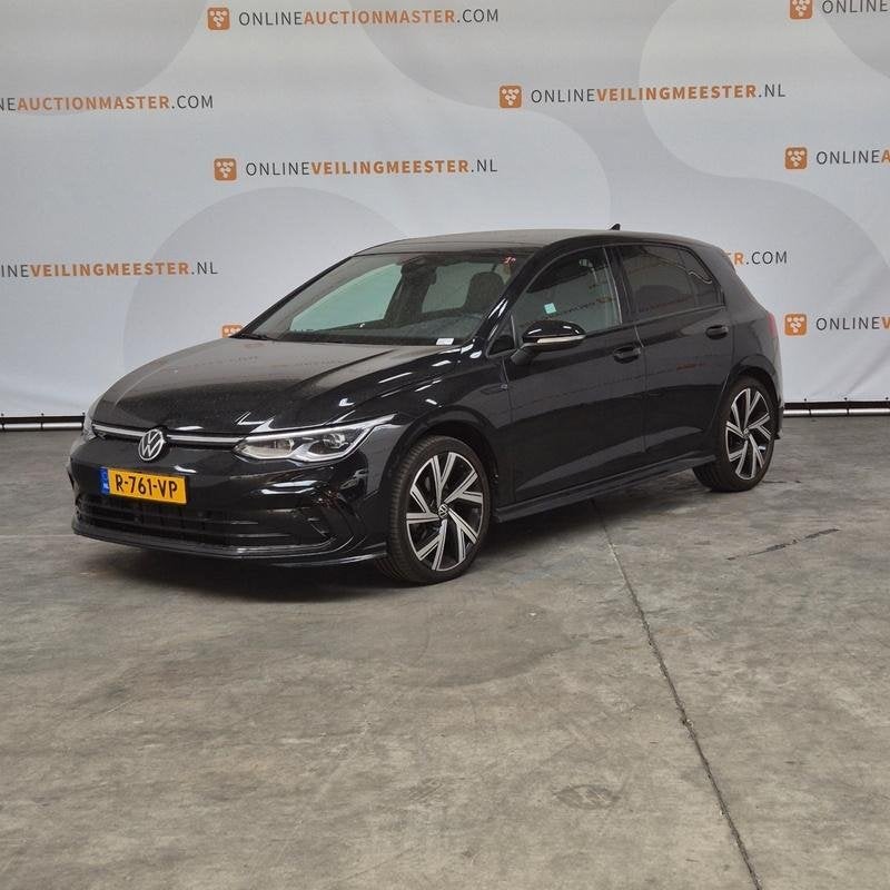 Personenauto, Volkswagen, Golf, 1.5 eTSI R-Line Business, 20, Auto's, 1498 cc, 4 cilinders, 150 pk, Zwart