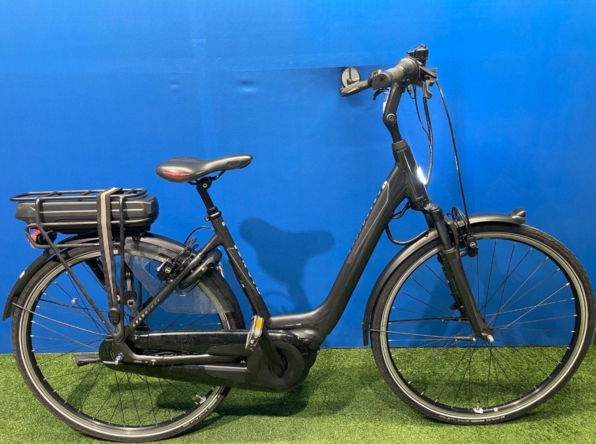 Giant Grand Tour E+ Lim. 400Wh. accu Dames Zwart 50 M, Ophalen, Gebruikt, -, -