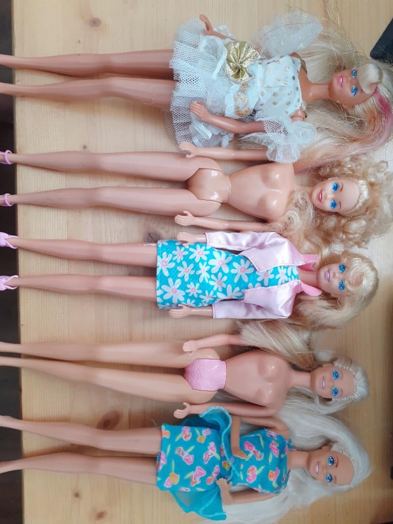 Vintage Barbies Mattel jaren 90, Ophalen of Verzenden, Gebruikt, Pop