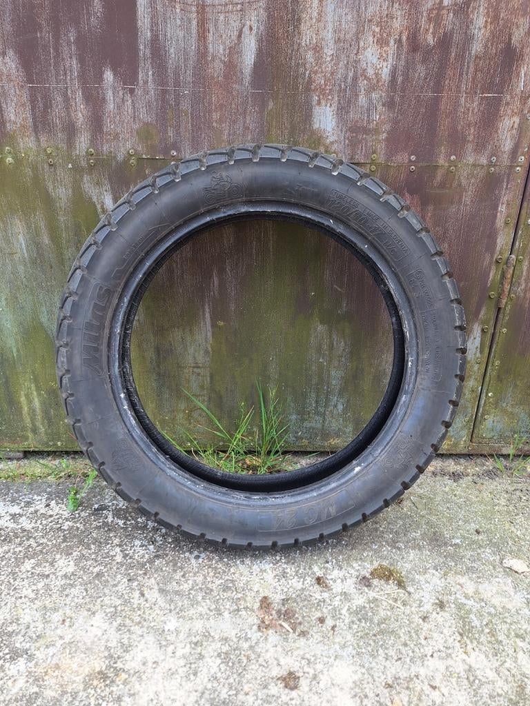 Mitas MC24 120/90-17 motorband, Motoren, Ophalen of Verzenden, Gebruikt