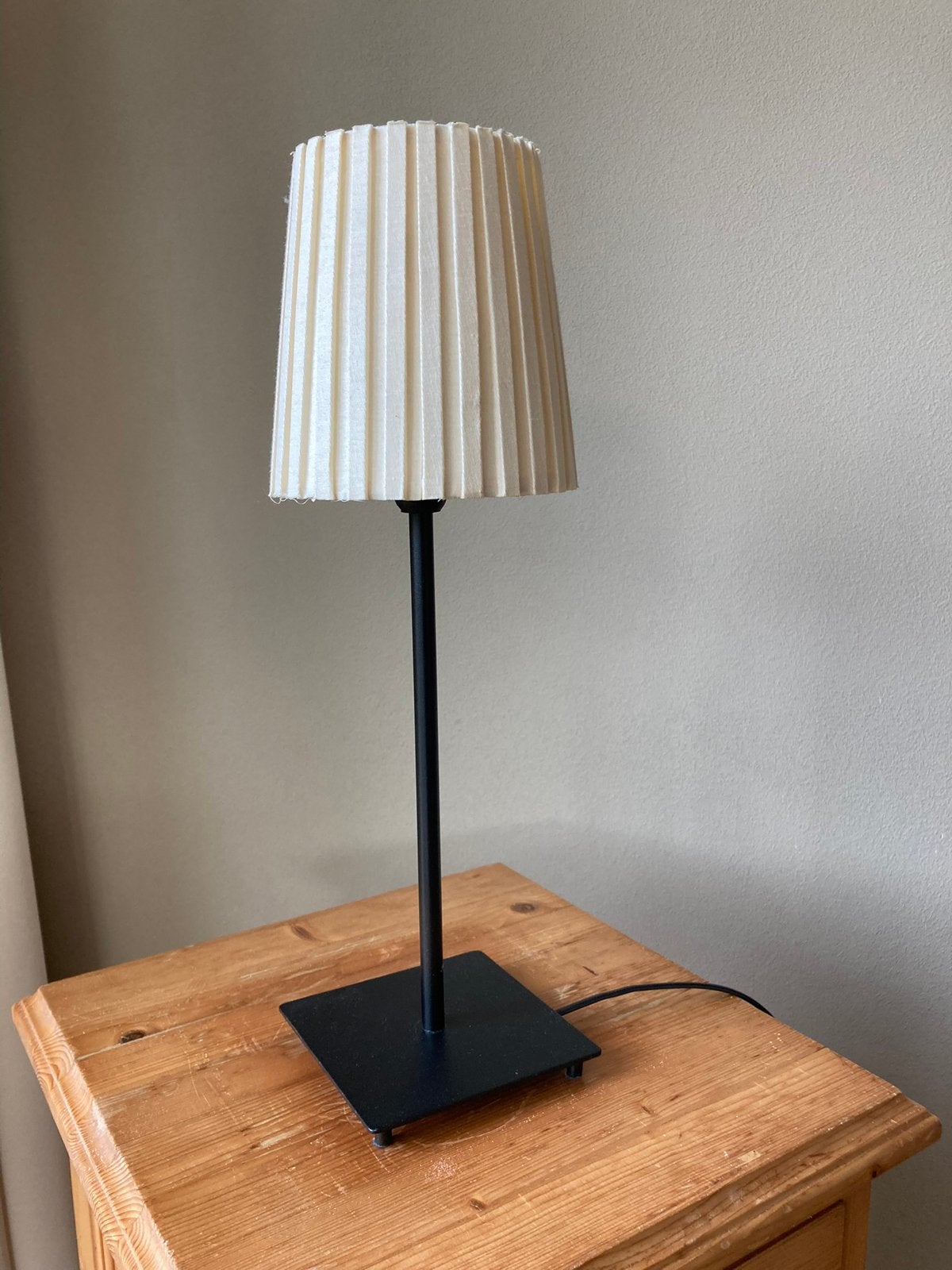 Tafellampje, Huis en Inrichting, Zwart, Ophalen of Verzenden, Gebruikt, 45 cm