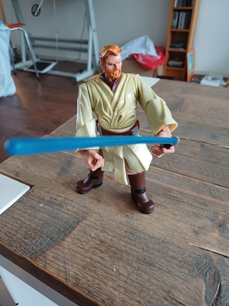 Actiefiguur Star Wars Obi-Wan Kenobi, Ophalen of Verzenden, Gebruikt, Actiefiguurtje