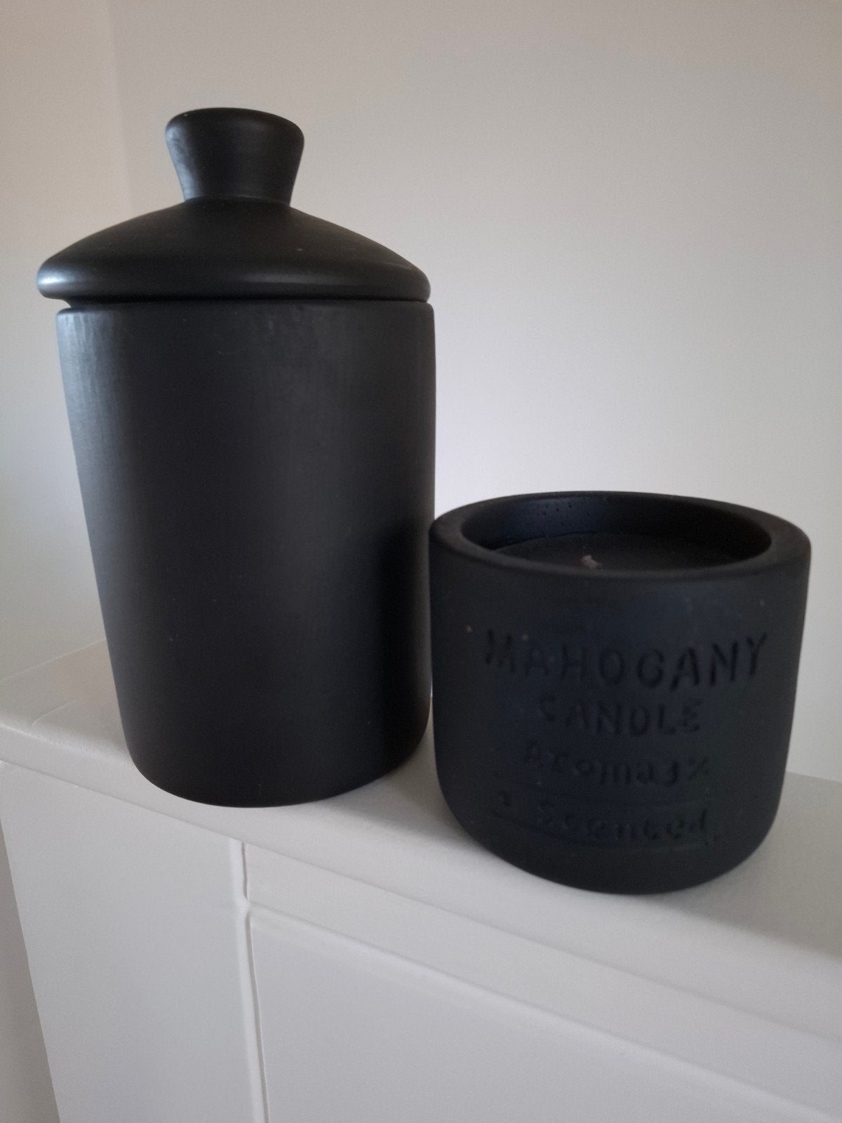 H&M home kaarsen, zwart!, Ophalen of Verzenden, Zwart